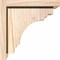 Ekena Millwork Pescadero Smooth Corbel w/Backplate, Douglas Fir, 7 1/2"W x 10"D x 10"H COR08X10X10PEC01SDF - alternate 4